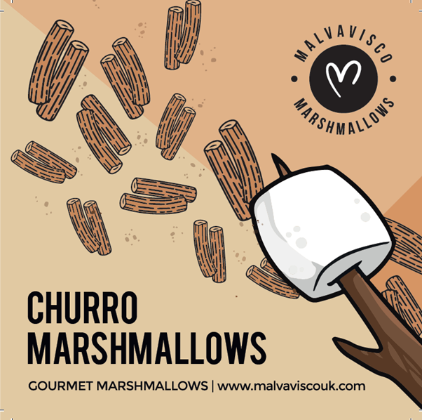 12 CHURRO MARSHMALLOWS