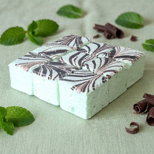 9 MINT CHOCOLATE MARSHMALLOWS