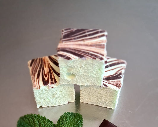9 MINT CHOCOLATE MARSHMALLOWS