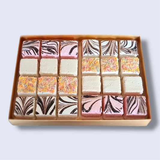 LARGE MIXED BOX of MARSHMALLOWS